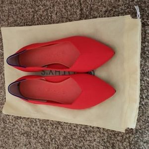 Coral Rothy's point shoes, size 8